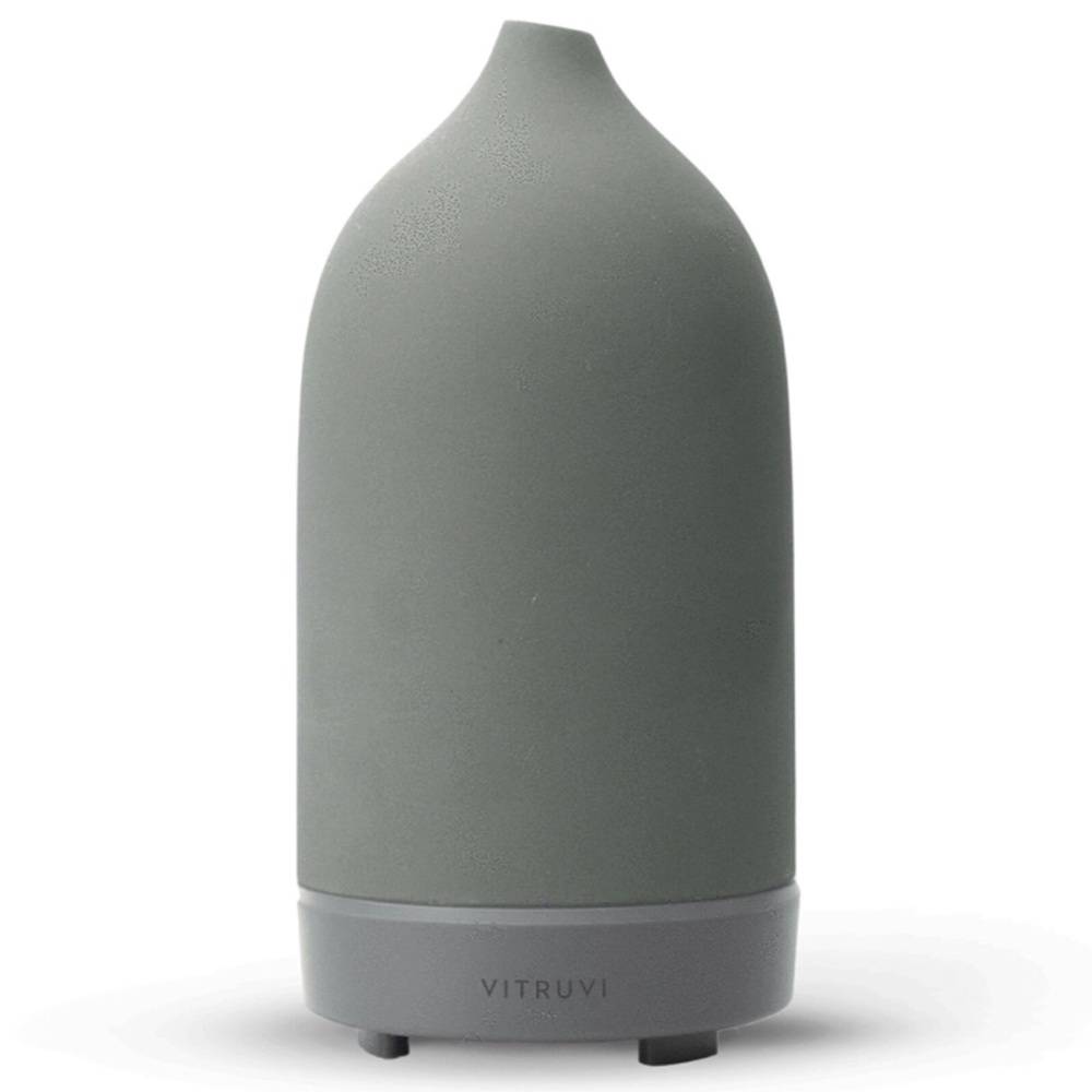 Vitruvi Stone Diffuser in gray/charcoal